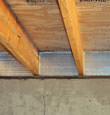 SilverGlo™ insulation installed in a floor joist in Pickering