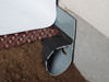 French Drain or Drain Tile system installed in a Ontario crawl space