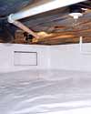 a sealed crawl space installation in Richmond Hill
