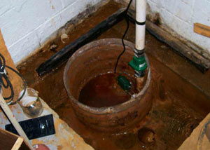 Extreme clogging and rust in a Orangeville sump pump system