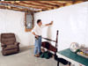 A basement wall covering for creating a vapor barrier on basement walls in Mississauga, Markham, Toronto